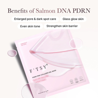 Masque en gelée de collagène rose OEM, nourrissant, raffermissant, masque de nuit hydratant au saumon pour les pores, masque facial cristallin éclatant en feuille