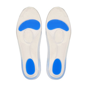 Sol dalam Gel silikon, bantalan sepatu Orthotic mengurangi nyeri tumit tulang taji medis silikon panjang penuh - Product Image 1