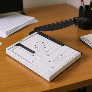 Coupe-papier guillotine Vevor 18 pouces, manuel, capacité 20 feuilles, coupe-papier de bureau avec barre de protection et verrouillage de la lame - Product Image 2