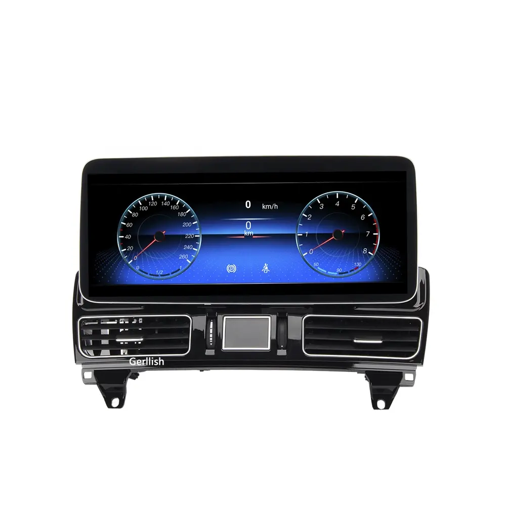 Gerllish para Mercedes Benz CLASS ML W166 GL X166 GL300 ML350 Rádio de carro Android GPS Navegação 2011 2015 reprodutor multimídia estéreo