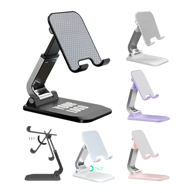 New Adjustable Phone Holder for Mobile Phone Tablet Computer Desktop Thick Case Friendly Phone Holder with Personal Custom Logo
