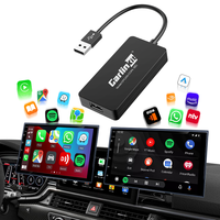 Adaptateur Carlinkit CCPA USB filaire pour CarPlay, compatible Android Auto, Google et Waze Map, et fonction miroir d'écran.