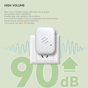 High Volume Mini Wireless <strong>Doorbell</strong> for Garden Front Door Bell Battery Electronic Ring for Home Apartment School Villa Outdoor - Product Image 3