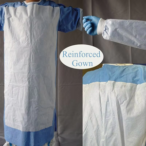 Level <span class=keywords><strong>2</strong></span> Protective Water proof PSA Medical Use Klinik Arbeits kleidung Vliesstoff Langarm Einweg-Isolation kleid - Product Image 5