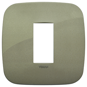 Vimar Green Square <b>Wall</b> Plate 9.5 Cm Length 0.9 Cm Height For <b>Plugs</b> And <b>Sockets</b> - Product Image 1