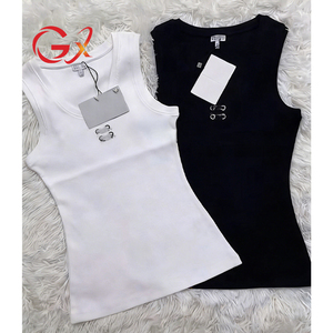GX7114 Ropa de Verano de Moda, Boutique, Camiseta sin Mangas con Cuello Redondo para <span class=keywords><strong>Mujer</strong></span>, <span class=keywords><strong>Chaleco</strong></span> - Product Image 1