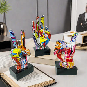 Nuevo Producto Transfronterizo: Adorno Artístico de Resina Epoxi con Gestos de Bier OK, Decoración para Oficina, Escritorio, Sala de Estar, Regalo al por Mayor - Product Image 3