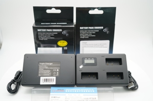 Paquetes de baterías y cargador USB LCD compatibles con <span class=keywords><strong>Canon</strong></span> DE LA Triple - Product Image 6