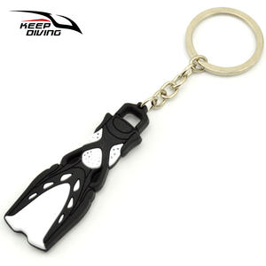 Llavero con Forma de Aletas de Aleación, Colgante de Buceo, Adorno, Recuerdo de Buceo, Tirador de Cremallera KEEP DIVING PS 033 - Product Image 6