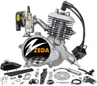 Kit moteur de vélo à essence motorisé 80cc/YD100 ZEDA80 Pro avec double bougie d'allumage pour moteur 2 temps