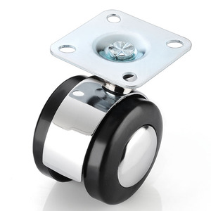 Yingya Swivel Caster 50 Mm Plate Mount Durable Furniture <b>Wheel</b> - Product Image 2