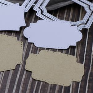 Vente flash : Matrices de découpe en métal pour créer des étiquettes magnifiques pour la création de cartes, le <span class=keywords><strong>scrapbooking</strong></span>, les cartes de vœux DIY, les décorations d'album photo - Product Image 3