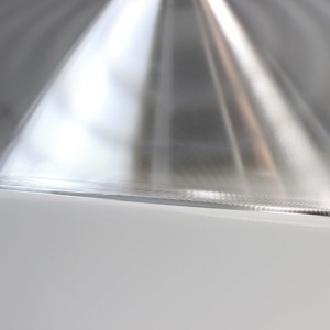 बड़े आकार 350*350mm 265nm फोकल लंबाई एकत्र सूरज प्रकाश ऑप्टिकल PMMA Fresnel लेंस - Product Image 5