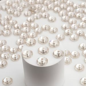 Cuentas de diamante de imitación de resina epoxi de seda satinada de 6 mm <span class=keywords><strong>con</strong></span> orificio central para coser, forma de diamante, para la fabricación de prendas - Product Image 4