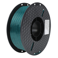 Filamen Printer 3D GUCAI3D Terlaris 1.75mm 1kg PLA Glitter Berkilau Warna Menyala +/-345m Panjang