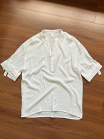 Chemise à manches courtes pour hommes en gros, style Old Money, chemise boutonnée élégante pour l'été, vêtements décontractés