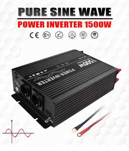 เครื่องแปลงไฟแบบ Pure Sine Wave 1500W DC12V 24V เป็น AC220V สำหรับรถยนต์ รุ่น KS1500P - Product Image 6