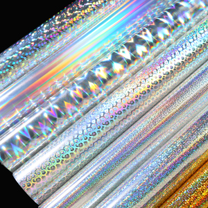 Hot Selling Widely Used Lamination Film SILVER Hot Stamping <strong>Holographic</strong> Laser <strong>Foil</strong> for Paper Plastic - Product Image 1