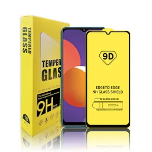Full lem 9d 6d OG ME Tempered Glass pelindung layar untuk Samsung A20,5d Glass untuk Samsung A20e