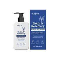 Shampooing Biotine & Romarin Marque Blanche pour la Croissance Capillaire, Sans Sulfate, Contre la Chute des Cheveux, pour la Repousse des Cheveux Fins