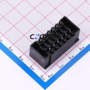 DB2EVHBM-3.81-2*6P-BK Plug-in Terminal Block Through hole,P=3.81mm Board-to-Board / Socket - Closed Screw Fixing 2x6P 3.81mm - Product Image 2