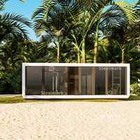 Maison préfabriquée modulaire minuscule bricolage plage cabine portable fabriquée Flatpack Kit maisons Casas Prefabricadas Container House