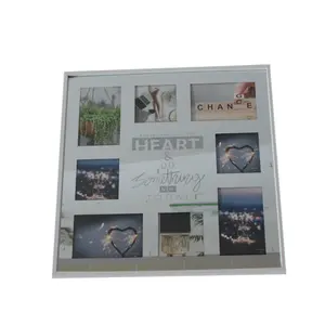 2024新中国批发高品质定制单面透明玻璃框照片悬挂墙面装饰