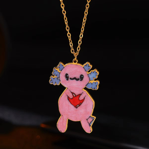 <span class=keywords><strong>Collana</strong></span> con Ciondolo in Acciaio Inossidabile Personalizzato con Disegno Smaltato per Bambini, Regalo per la Mamma - Product Image 5