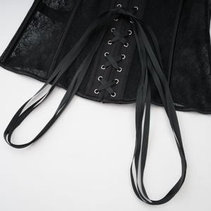 Corsé para mujer, corpiño, sujetador sin tirantes, malla transpirable, <span class=keywords><strong>con</strong></span> cordones, corpiños deshuesados, faja de cintura, Control de barriga ajustado - Product Image 3