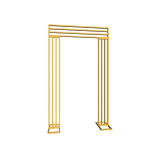 New Design Wedding Stage <b>Backdrop</b> Frame Gold Iron Wedding Arch <b>Backdrop</b> <b>Stands</b> Wedding Decorations - Product Image 2