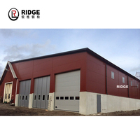 Kit de construction métallique pour entrepôt, hall ou hangar à ossature légère en acier