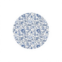 Nappe carrée en porcelaine bleue et blanche à motifs floraux, épaisse, antidérapante, insonorisante, pour jeux d'échecs et de cartes, usage domestique