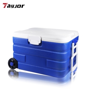 Glacière isotherme 40L en PU avec logo personnalisé et roues, grande capacité, pour l'extérieur - Product Image 1
