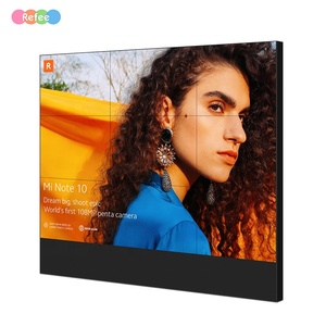 Video Wall LCD 4K sin Bordes de 2x2, 2x3, 3x3, 4x4, Bisel Ultra Delgado, 46/55/65 Pulgadas, con SDK, para Publicidad en Tiendas y Ascensores - Product Image 1
