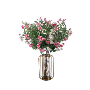 CallaFloral Ramo de Rosas Artificiales Blancas, Amarillas y Naranjas, Decoración para Bodas, Manualidades, Planta de Larga Duración Estilo Ins - Product Image 5
