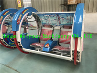 Manège pour adultes Happy Degree, Voiture à batterie rotative Le Bar, Balançoire électrique rotative pour enfants, Voiture à rotation 360°