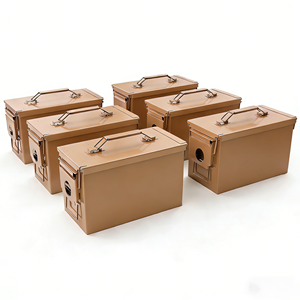 Boîte à munitions en métal M19A1 .30 Cal, étanche et ignifuge, avec serrure, options multicolores - Product Image 2