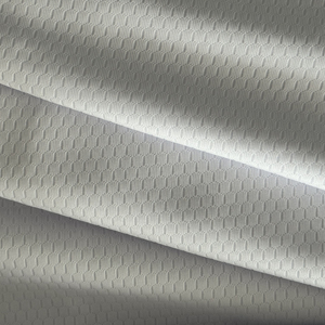 100% <span class=keywords><strong>Polyester</strong></span> Jacquard Vải Cho Mùa Hè Ánh Sáng Trọng Lượng Đồng Bằng Nhuộm <span class=keywords><strong>Polyester</strong></span> Jacquard Đan Cho Thể Thao Vải - Product Image 4