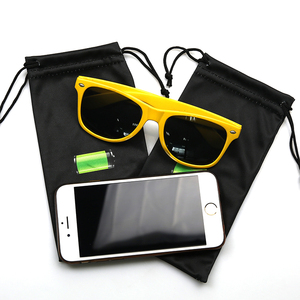 Kunden spezifische Sonnenbrille Brillen tasche Beutel Weiche Mikro faser Single Draw string <span class=keywords><strong>Pouch</strong></span> - Product Image 3