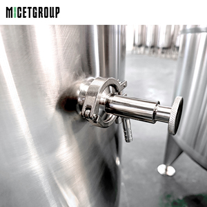 Équipement de vinification : Fermenteurs, jauge de température, échantillonneur sanitaire, cuves à vin de fruits en acier inoxydable 304 à double trappe, 1000L - Product Image 4