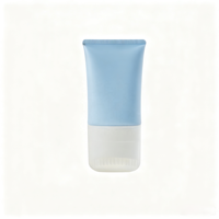 Tube applicateur en plastique plat de 150g pour soin du cuir chevelu, peigne massant pour masque capillaire, après-shampoing et tonique capillaire
