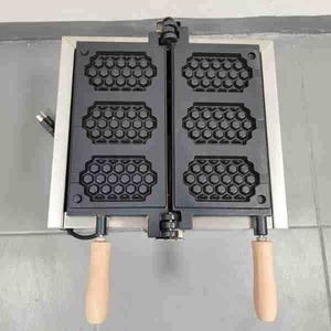 Commercial Honeycomb <b>Waffle</b> <b>Maker</b> FQ-1108 Three Layer With Timer For Catering Equipment - Product Image 2