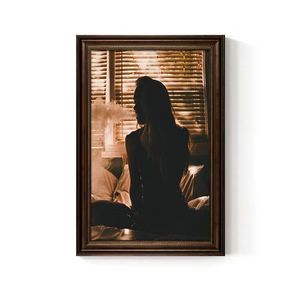 Sexy Mädchen Wand kunst mit Geld Zigarre Retro Pop Style Leinwand für Bar Pub Lounge Industrial Decor - Product Image 6