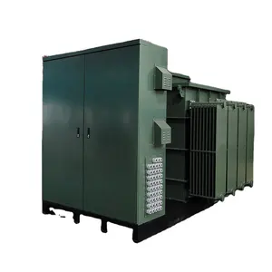 Outdoor 400kva Pad Mounted transformeador Oil Immersed Compact Transformer low noise ONAN 60hz all copper