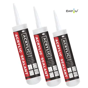 Bán buôn giá rẻ nước dựa trên chung kính cửa sổ caulking paintable crack keo liên kết thủy tinh rõ ràng Acrylic chất kết dính chất bịt kín