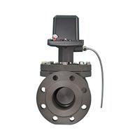 Katup Kontrol Aliran Hidrolik Bahan Aluminium Gas Tersedia OEM Pengaturan Aliran Stabil Mesin Berat DN150 Flange Flow