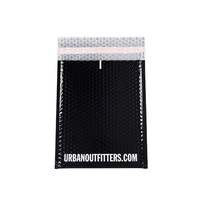 Échantillon gratuit, logo personnalisé, petite quantité, emballage écologique, enveloppe, sac enveloppé, pochette poly, pochette à bulles noire