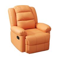 Fauteuil inclinable électrique simple GEDO 2026 moderne, orange, style nordique, extensible, avec rembourrage en éponge