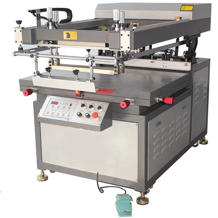 Máquina de impresión de pantalla plana de seda, impresora de pantalla automática con brazo oblicuo para CARTEL DE CARRETERA