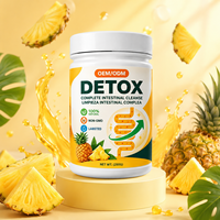 Private Label Ananas Detox Poeder OEM ODM Instant Reinigingsdrank Mix Gewichtsbeheersingssupplement Fruitpoeder